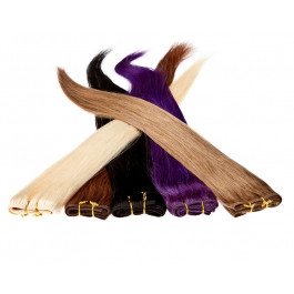 Echthaar Tresse á 25g Länge: 50cm zur Haarverlängerung | Haarverdichtung