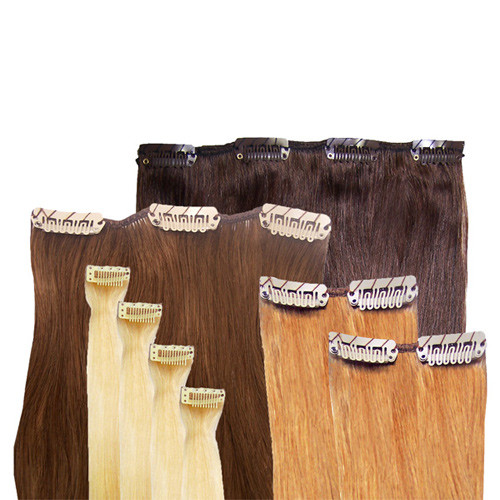 Clip Extensions 60 cm aus Echthaar im Sparpaket M zur Haarverdichtung