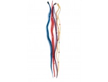 Extensions Echthaar mit Strass 5 bunte Steinchen