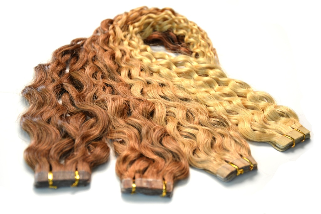 Tape in extensions outlet echthaar 60 cm